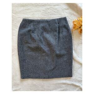 Vintage Paris Sports Club Wool Skirt Size 8